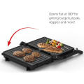 Haushaltsrückgarten Elektrisch Rauchloser Innengrill Non -Stick Mini Indoor Electric Grill für Grill für BBQ